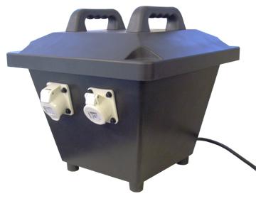 Connectra Combi-scheidingstrafo 1500VA 1xCEE 230V/3P/16A -1xCEE 42V/